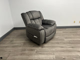Midway Pewter Fabric Power Lift Recliner