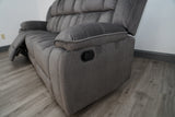 Midway Pewter Fabric Reclining Sofa
