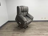 Midway Pewter Fabric Power Lift Recliner