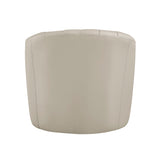 Boulevard White Swivel Chair