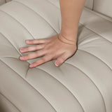 Boulevard White Swivel Chair