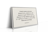 Think on These Things Philippians 4:8 Print