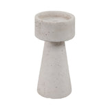 Carlin White Small Candle Holder