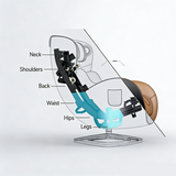 NOUHAUS Nou Campo Massage Chair with Ottoman