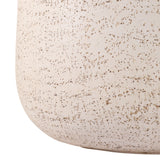 Toddcliff Ivory Resin Cement Texture Planters (Set of 3)