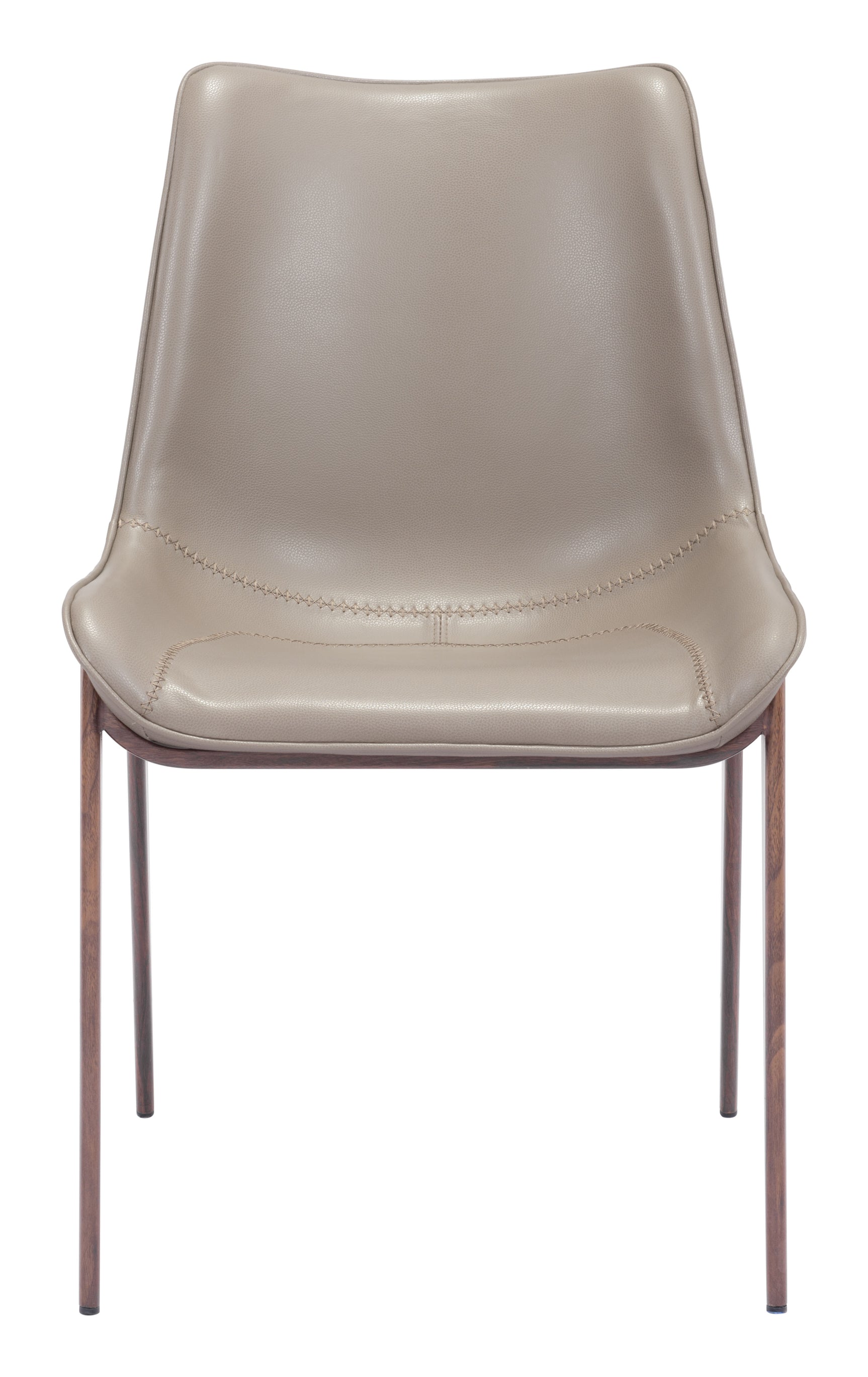 Magnus Brown & Walnut Dining Chair (Set of 2)