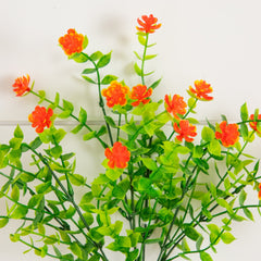 13" UV Resistant Artificial Flowering Mini Rose Bush (Indoor/Outdoor) - Set of 12 - Ornate Home