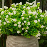 13" UV Resistant Artificial Flowering Mini Rose Bush (Indoor/Outdoor) - Set of 12