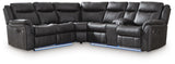 Perarrygin Carbon 2-Piece Reclining Sectional