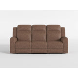 Hearth Brown Double Reclining Sofa