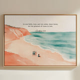 Faith Hope and Love on the Shore