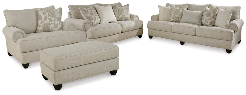 Asanti Fog Sofa, Loveseat, Oversized Chair and Ottoman - Ornate Home