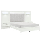 Kidman White 3-Piece Queen Bedroom Set - Ornate Home