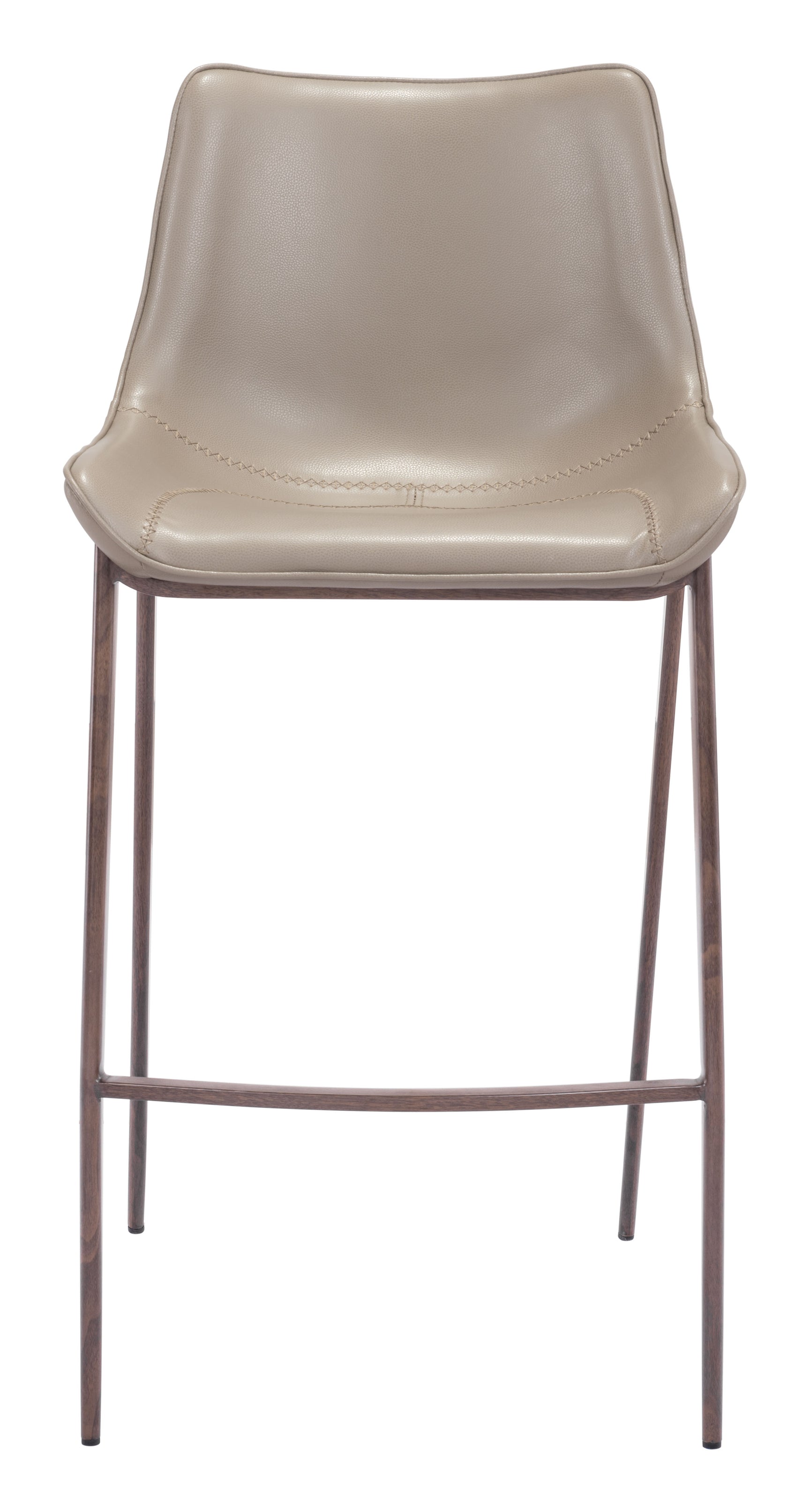 Magnus Brown & Walnut Barstool (Set of 2)
