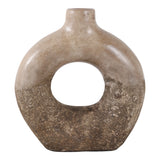 Covedale Multicolor Large Open Cut-Out Terracotta Vase