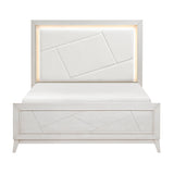 Asteria Antique White Queen Bed - Ornate Home