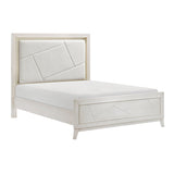 Asteria Antique White Queen Bed - Ornate Home