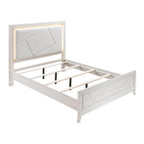 Asteria Antique White Queen Bed - Ornate Home