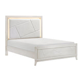 Asteria Antique White Eastern King Bed - Ornate Home