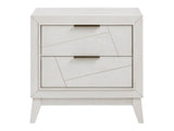 Asteria Antique White Nightstand - Ornate Home