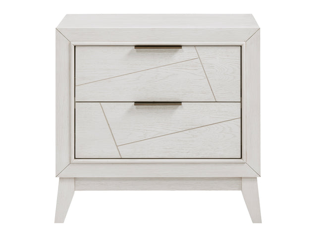 Asteria Antique White Nightstand - Ornate Home