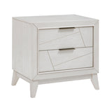 Asteria Antique White Nightstand - Ornate Home