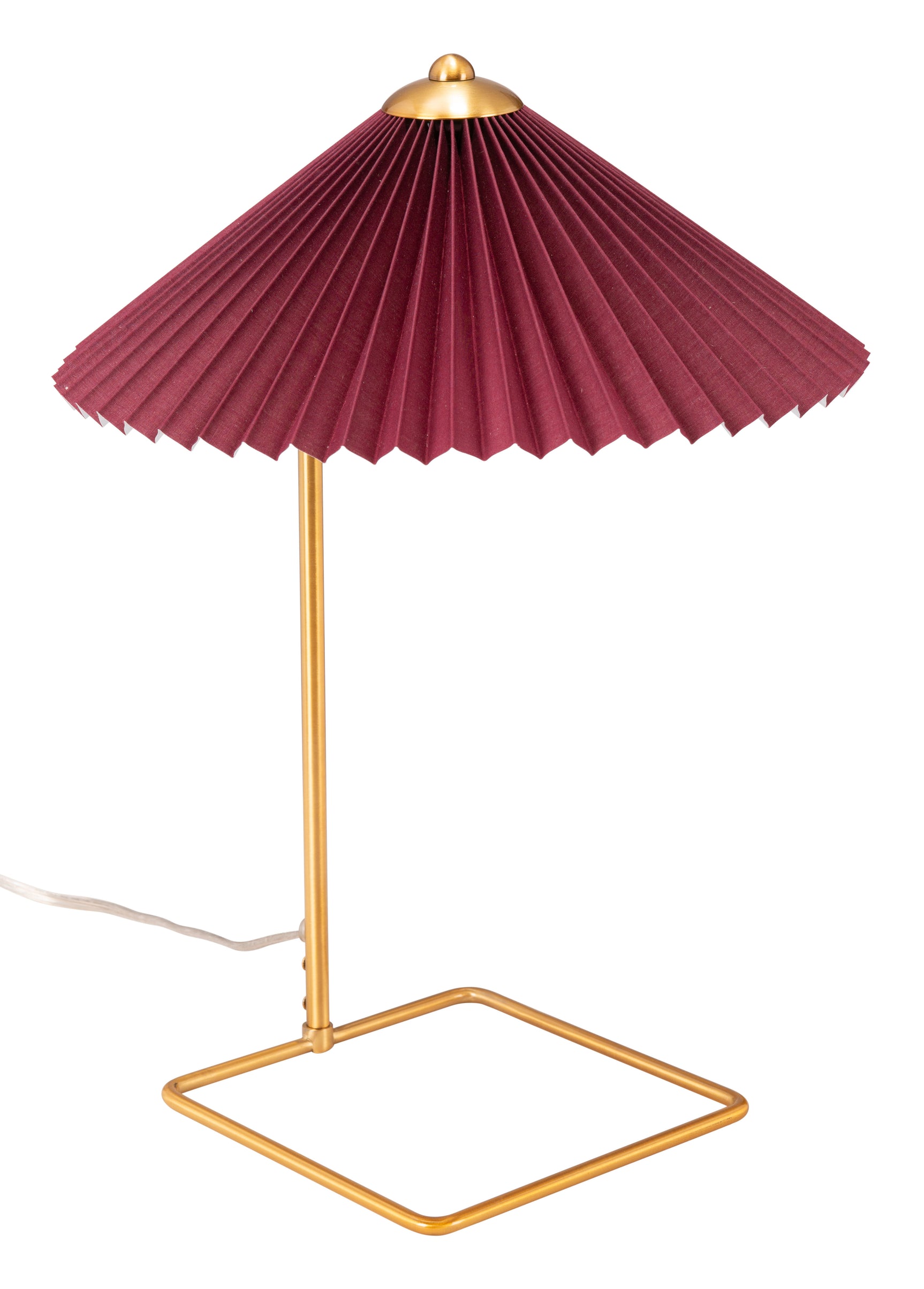 Charo Red & Gold Table Lamp