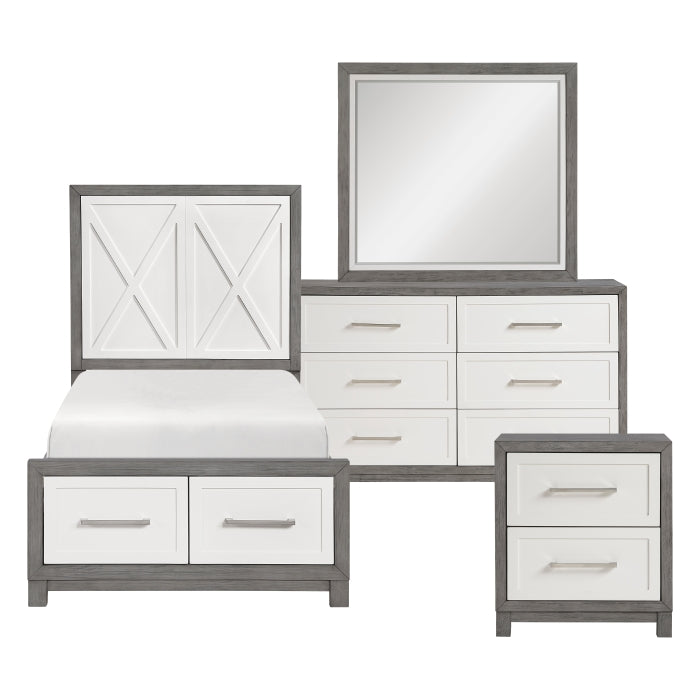 Rowan Silver 4pc Dining Set