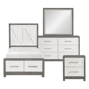 Rowan Silver 4pc Dining Set