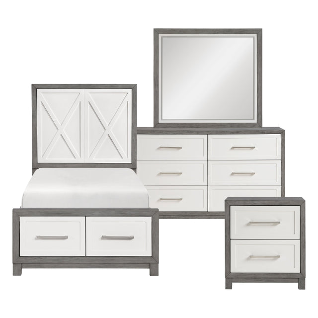 Rowan Silver 4pc Dining Set