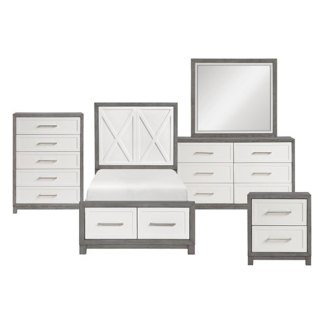 Rowan Silver 5pc Dining Set
