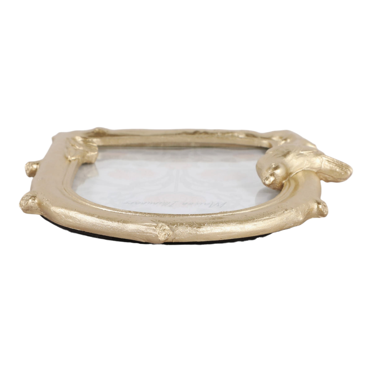 Eberly Gold Birds and Branches Arch Photo Frame