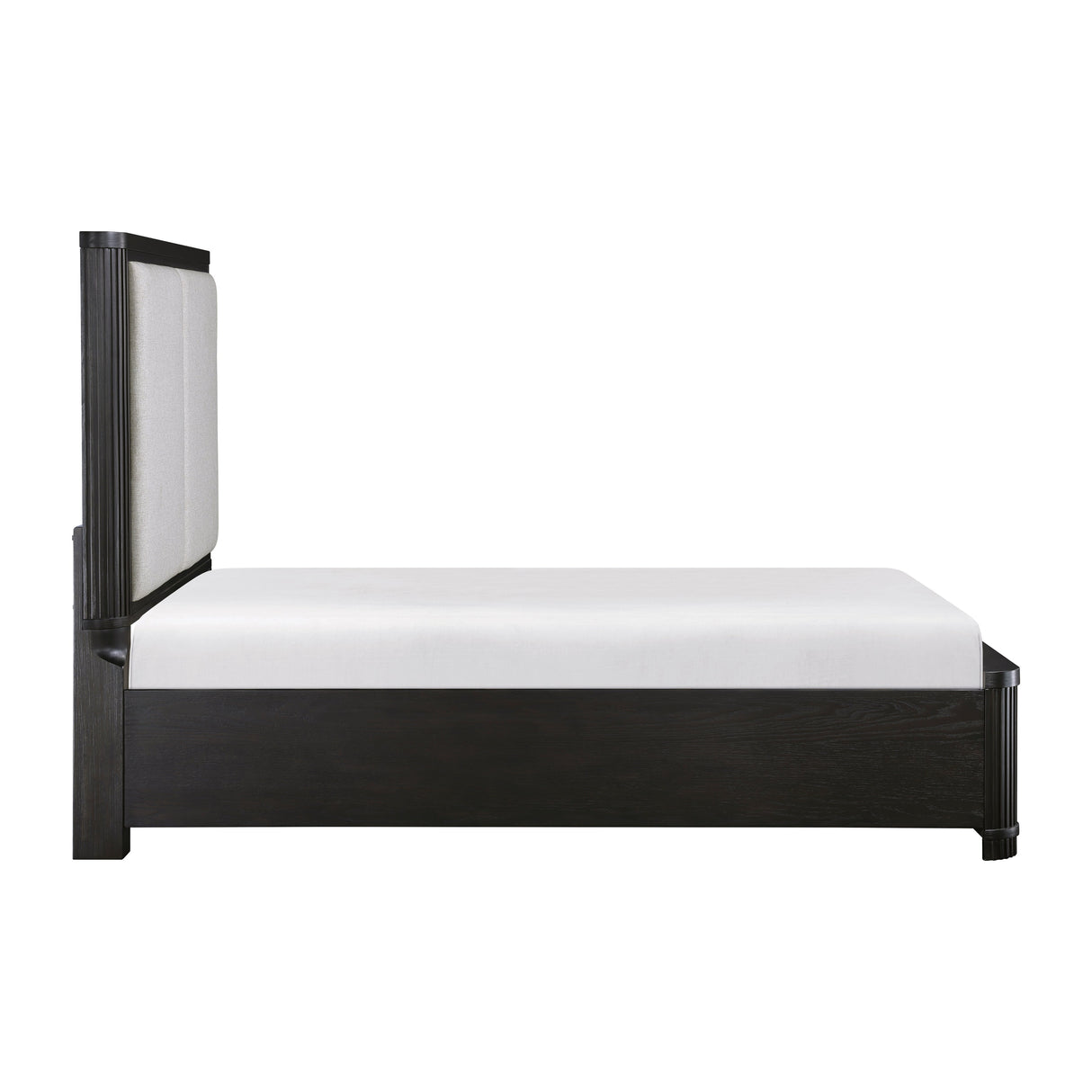 Gilbert Charcoal Eastern King Platform Bed - Ornate Home