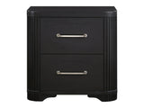 Gilbert Charcoal Nightstand - Ornate Home