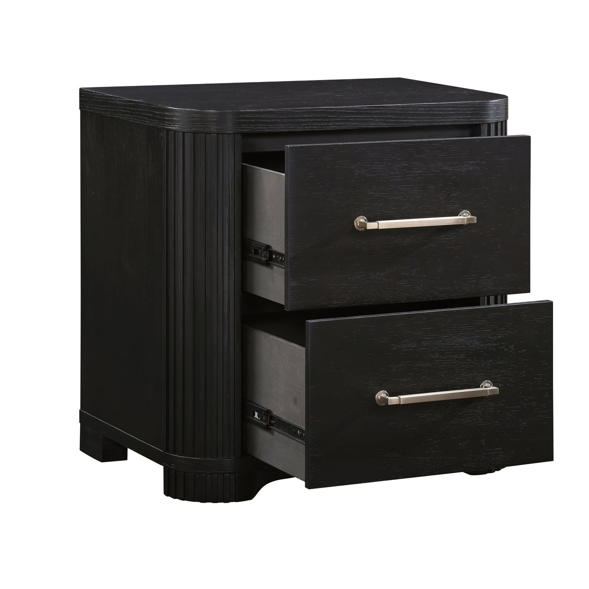 Gilbert Charcoal Nightstand - Ornate Home