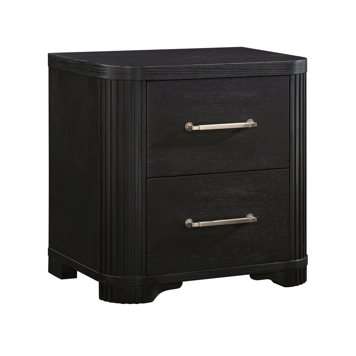 Gilbert Charcoal Nightstand - Ornate Home