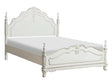 Cinderella Antique White Queen Panel Bed - Ornate Home