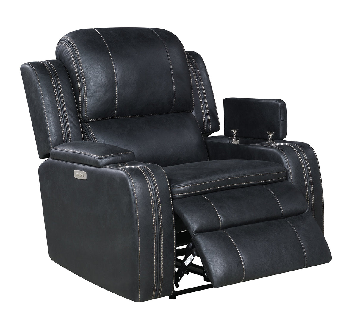 Richfield Ebony Fabric Power Reclining Chair