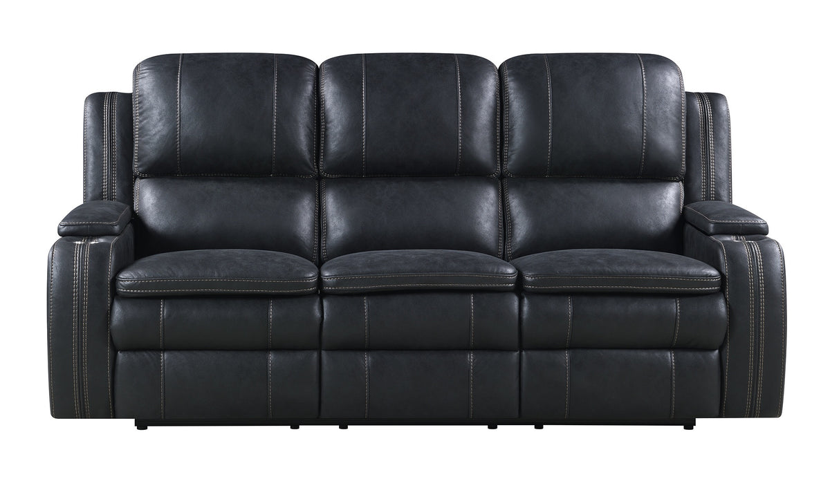 Richfield Ebony Fabric Power Reclining Sofa