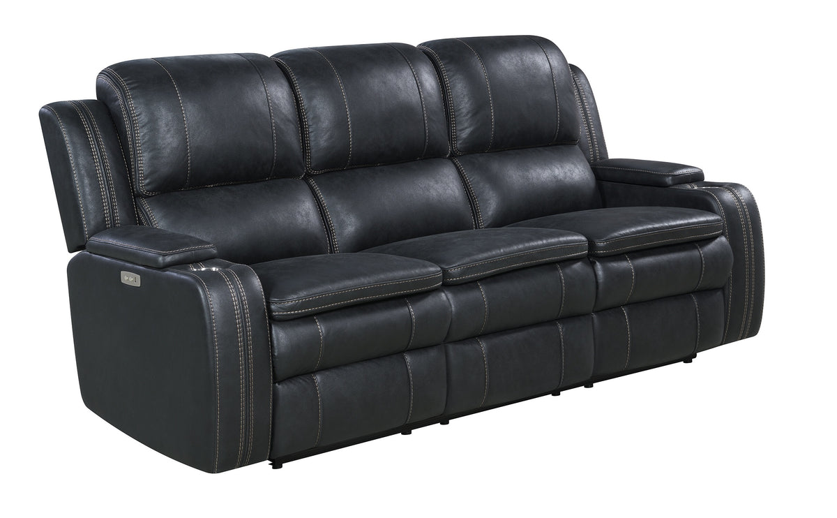 Richfield Ebony Fabric Power Reclining Sofa