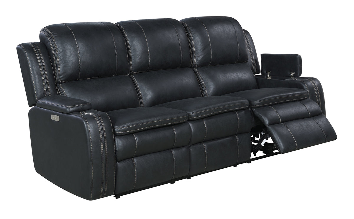 Richfield Ebony Fabric Power Reclining Sofa