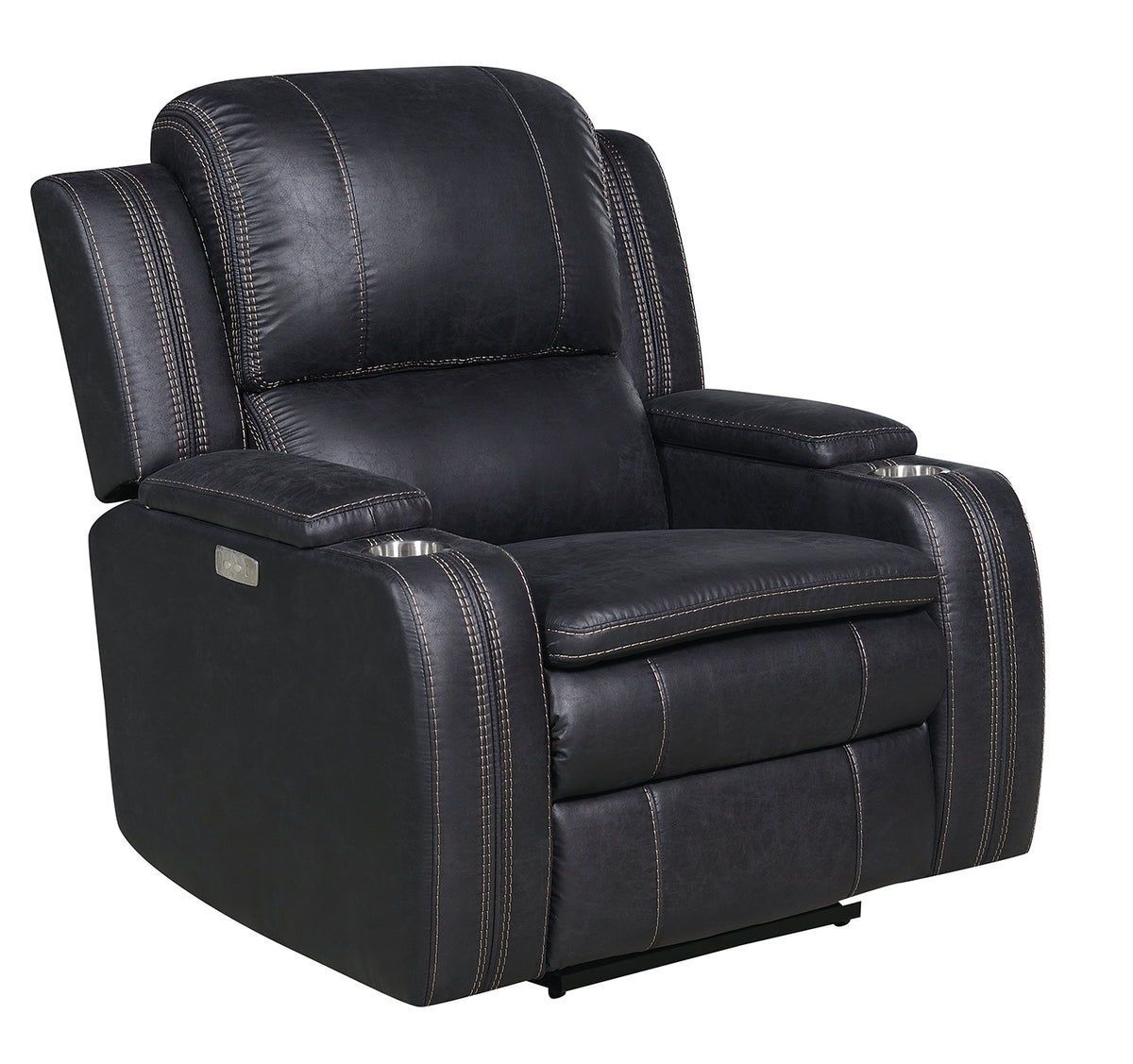 Richfield Ebony Fabric Power Reclining Chair