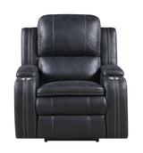 Richfield Ebony Fabric Power Reclining Chair