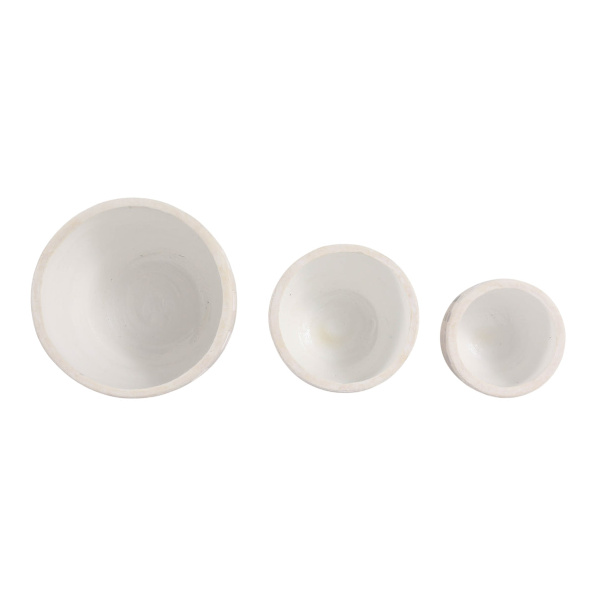 Leonaburn Ivory/White Planters (Set of 3)
