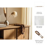 Palmerhaven Brown Swirled Resin Beaded Garland