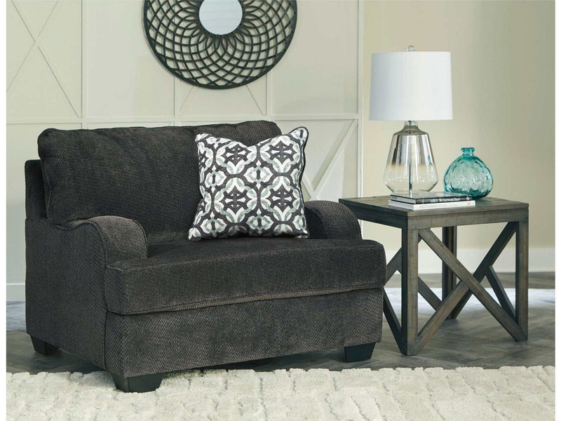 Charenton Charcoal Oversized Chair - Ornate Home