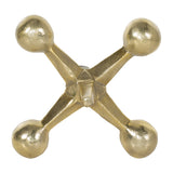 Devon Gold Metal Jacks Decor