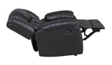 Boulder Ebony Fabric Gliding Reclining Chair