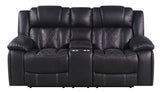 Boulder Ebony Fabric Reclining Sofa & Loveseat