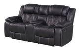 Boulder Ebony Fabric Reclining Sofa & Loveseat
